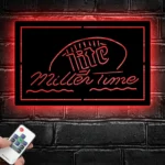 Miller Metal Sign It Time Lite 1