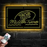 Miller Metal Sign It Time Lite 1