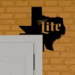 Miller Metal Sign It8217s Time Lite Texas State Map 1