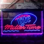 Miller Neon Sign It8217s Time Lite Home Bar 1