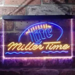 Miller Neon Sign It8217s Time Lite Home Bar 1