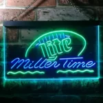 Miller Neon Sign It8217s Time Lite Home Bar 1