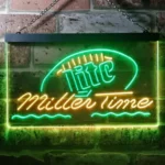 Miller Neon Sign It8217s Time Lite Home Bar 1
