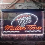 Miller Neon Sign It8217s Time Lite Home Bar 1