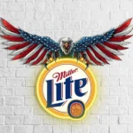 Miller Neon Sign Its Time Lite American Eagle 1