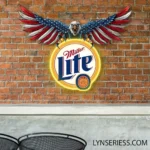 Miller Neon Sign Its Time Lite American Eagle 1