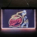 Miller Neon Sign Links 3 Color 1