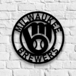Milwaukee Brewers Metal Sign Mlb 1