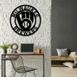 Milwaukee Brewers Metal Sign Mlb 1