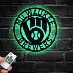 Milwaukee Brewers Metal Sign Mlb 1