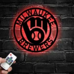 Milwaukee Brewers Metal Sign Mlb 1