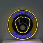 Milwaukee Brewers Neon Sign Mlb 1