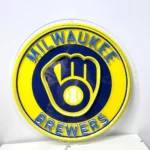 Milwaukee Brewers Neon Sign Mlb 1