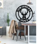 Milwaukee Bucks Metal Sign Nba 1