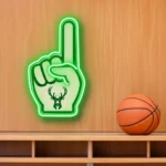Milwaukee Bucks Neon Sign Nba Foam Finger 1