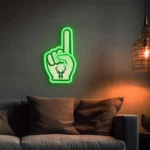 Milwaukee Bucks Neon Sign Nba Foam Finger 1