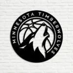 Minnesota Timberwolves Metal Sign Emblem 1