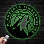 Minnesota Timberwolves Metal Sign Emblem 1