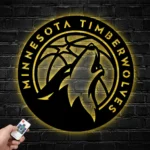 Minnesota Timberwolves Metal Sign Emblem 1