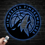 Minnesota Timberwolves Metal Sign Emblem 1