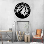 Minnesota Timberwolves Metal Sign Emblem 1