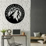 Minnesota Timberwolves Metal Sign Emblem 1