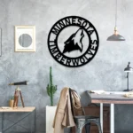 Minnesota Timberwolves Metal Sign Nba 1