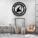 Minnesota Timberwolves Metal Sign Nba 1