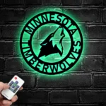 Minnesota Timberwolves Metal Sign Nba 1