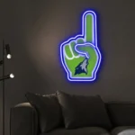 Minnesota Timberwolves Neon Sign Nba Foam Finger 1