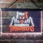 Minnesota Timberwolves Neon Sign Puck Sport 1