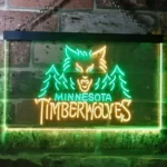 Minnesota Timberwolves Neon Sign Puck Sport 1