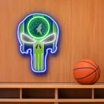 Minnesota Timberwolves Neon Sign The Punisher 1
