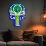 Minnesota Timberwolves Neon Sign The Punisher 1