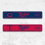 Minnesota Twins Metal Sign Artistic Mlb 1