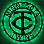 Minnesota Twins Metal Sign Mlb 1