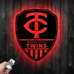 Minnesota Twins Metal Sign Shield Shape 1