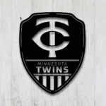 Minnesota Twins Metal Sign Shield Shape 1