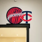 Minnesota Twins Metal Sign Twins Tc Logo 1