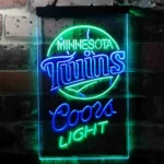 Minnesota Twins Neon Sign Coors Light 1