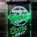 Minnesota Twins Neon Sign Coors Light 1