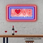Minnesota Twins Neon Sign Love Sign 1