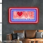 Minnesota Twins Neon Sign Love Sign 1