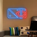 Minnesota Twins Neon Sign Mlb Logo 1