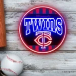 Minnesota Twins Neon Sign Retro Acrylic 1