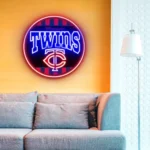 Minnesota Twins Neon Sign Retro Acrylic 1