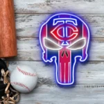 Minnesota Twins Neon Sign The Punisher 1