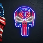 Minnesota Twins Neon Sign The Punisher 1