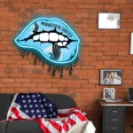 Minnesota United Neon Sign Fc Dripping Lips 1