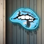 Minnesota United Neon Sign Fc Dripping Lips 1